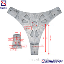 Mesin basuh automatik Triangular Drum Flange Plate